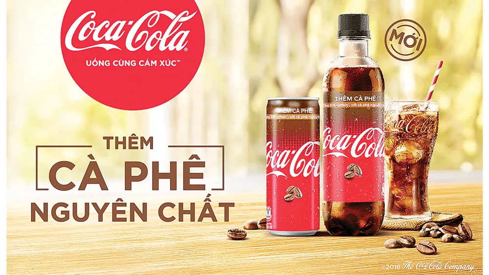 Ra mắt sản phẩm mới Coca-Cola thêm cà phê nguyên chất