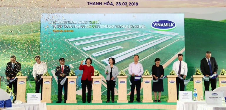 Vinamilk mở tổ hợp trang trại bò sữa công nghệ cao tại Thanh Hóa ảnh 2