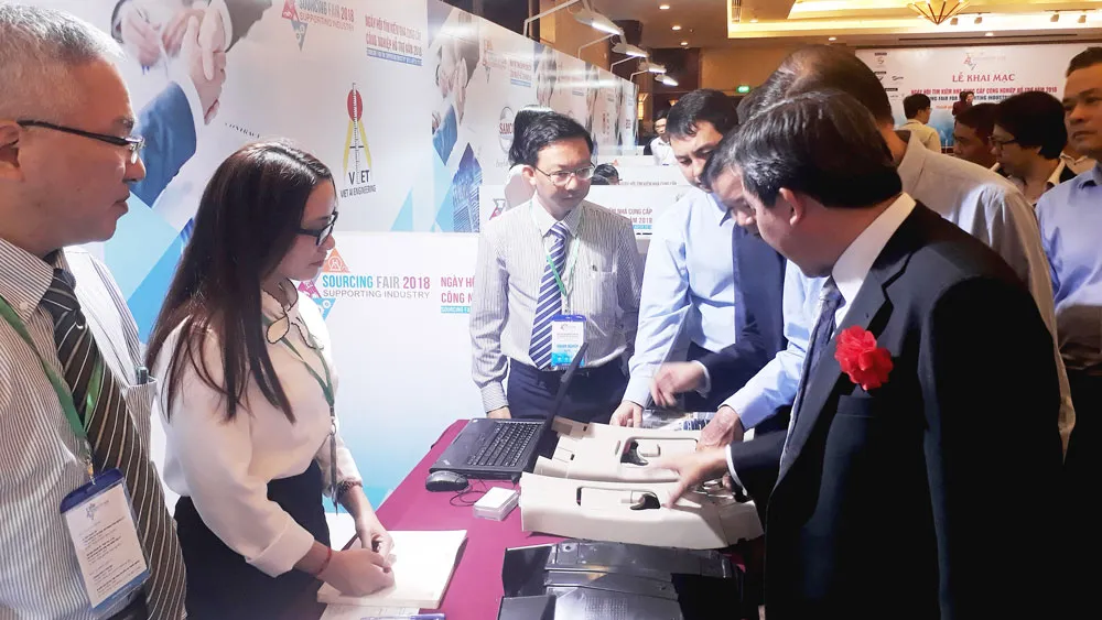 DN công nghiệp hỗ trợ TPHCM giới thiệu sản phẩm tại ngày hội Tìm kiếm nhà cung cấp công nghiệp hỗ trợ năm 2018