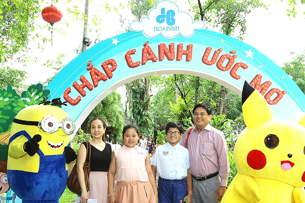 Công ty CP Tập đoàn Xây dựng Hòa Bình tổ chức Ngày hội “Chắp cánh ước mơ” 2018 ảnh 3