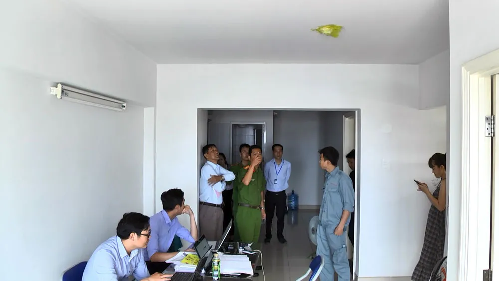 Kiểm tra PCCC tại chung cư Bàu Cát 2