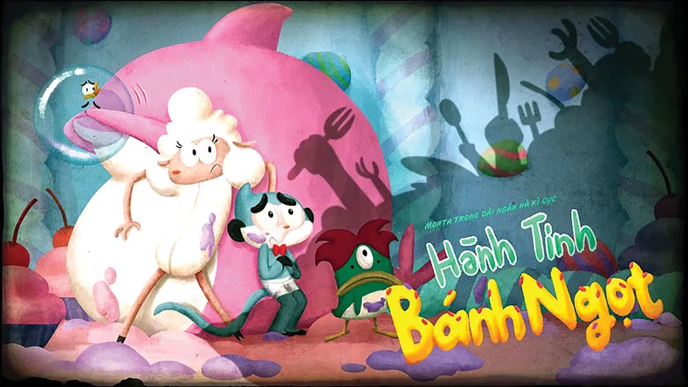 Vintata công chiếu series hoạt hình “Monta trong dải ngân hà kỳ cục”