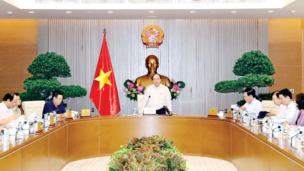 Thủ tướng Nguyễn Xuân Phúc chủ trì phiên họp Thường trực Chính phủ về công tác chuẩn bị, tổ chức Hội nghị Diễn đàn kinh tế thế giới về ASEAN năm 2018 (WEF ASEAN 2018)