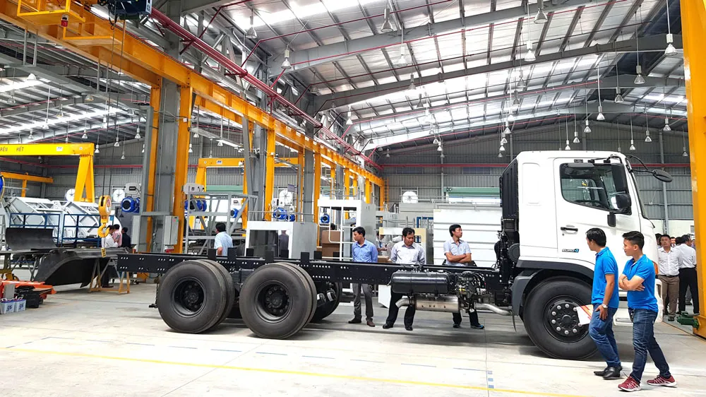 Nhà máy ô tô chuyên dùng Samco. Ảnh: THIỆN NHÂN