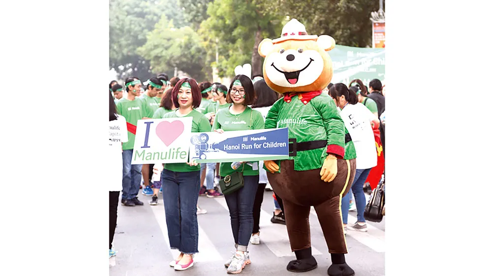 500 nhân viên và đại lý Manulife Việt Nam tham gia cuộc chạy vì trẻ em Hà Nội 2018