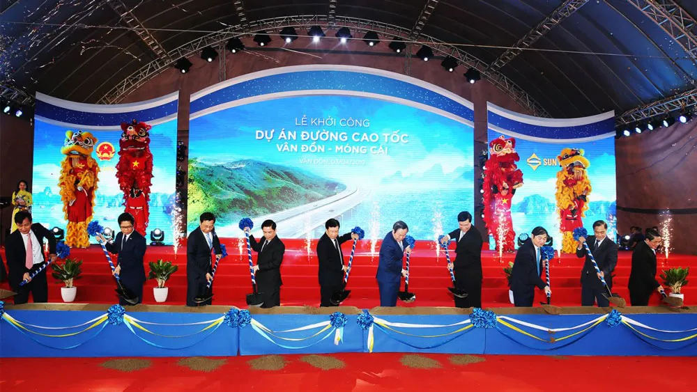 Quảng Ninh chính thức khởi công dự án cao tốc Vân Đồn – Móng Cái ảnh 2