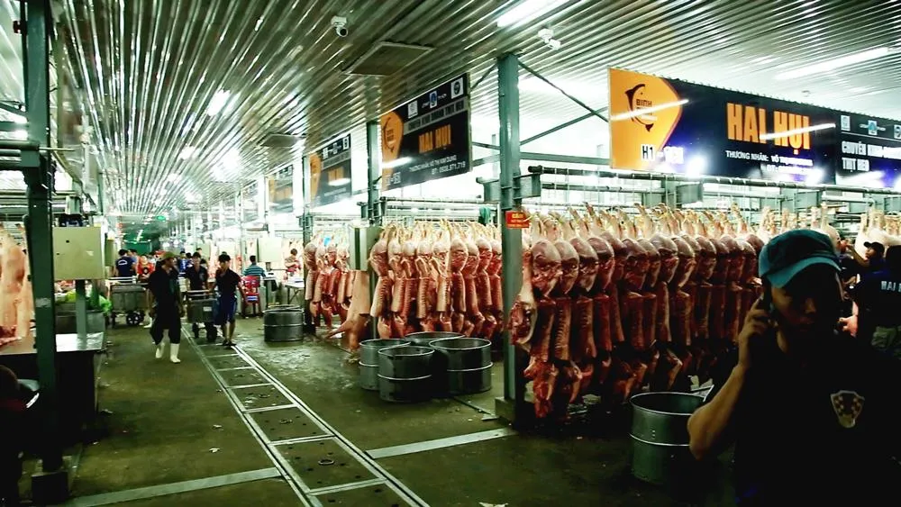 Chợ đầu mối Bình Điền: Kiểm soát chặt chất lượng thịt các loại