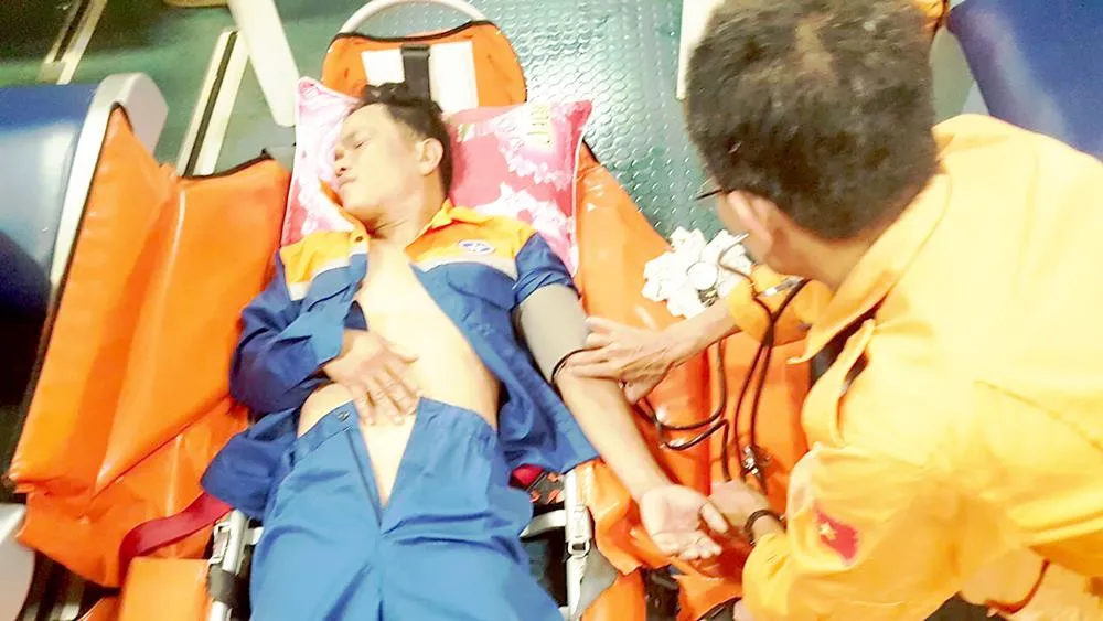 Do được cấp cứu kịp thời nên hiện sức khỏe của ông Bình đã ổn định