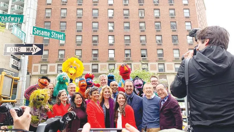 New York có tên đường Sesame Street