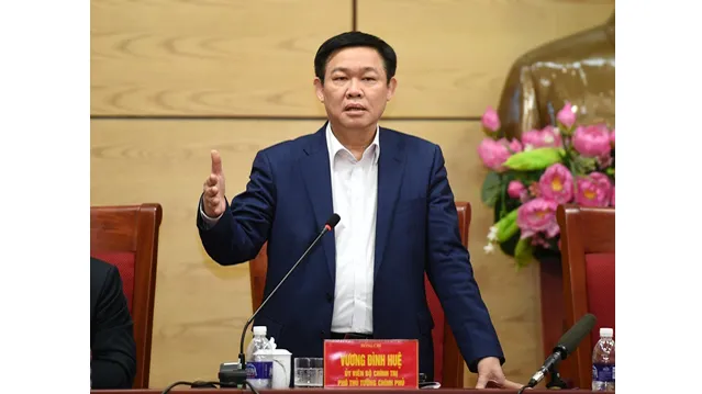 Phó Thủ tướng Vương Đình Huệ. Ảnh: VGP/Thành Chung