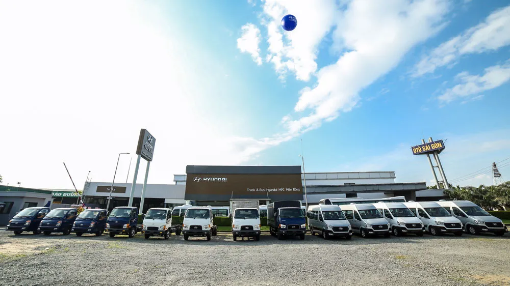 Toàn cảnh showroom Hyundai MPC Miền Đông