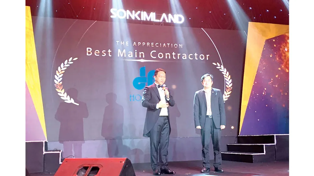 Sonkim Land vinh danh Hòa Bình là nhà thầu Tổng hợp xuất sắc