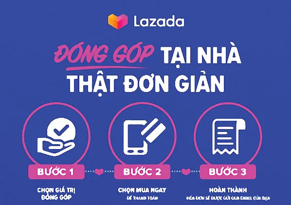 Lazada quyên góp trực tuyến, chung tay chống dịch Covid-19