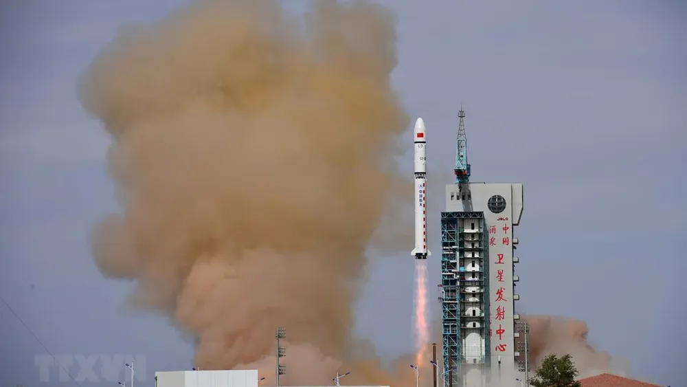 Một trung tâm phóng vệ tinh của Trung Quốc. Ảnh: TTXVN