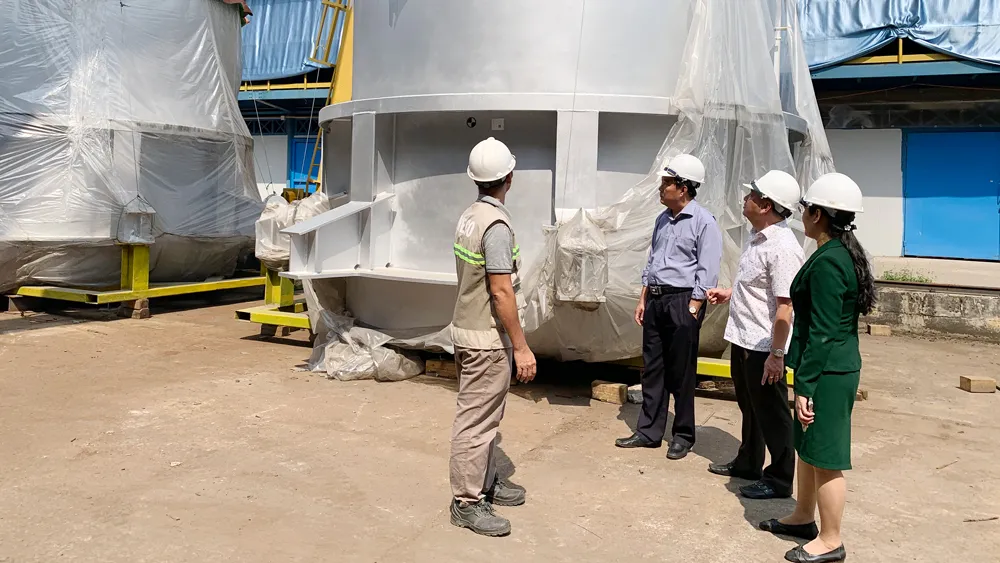 Đoàn công tác Sở Công thương TPHCM tìm hiểu khó khăn của doanh nghiệp sản xuất