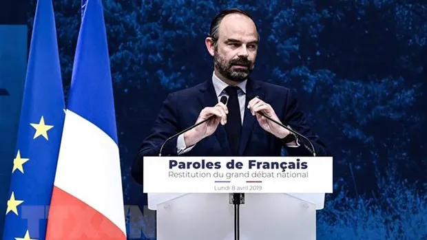Ông Edouard Philippe phát biểu tại một sự kiện ở Paris, Pháp. Ảnh: TTXVN