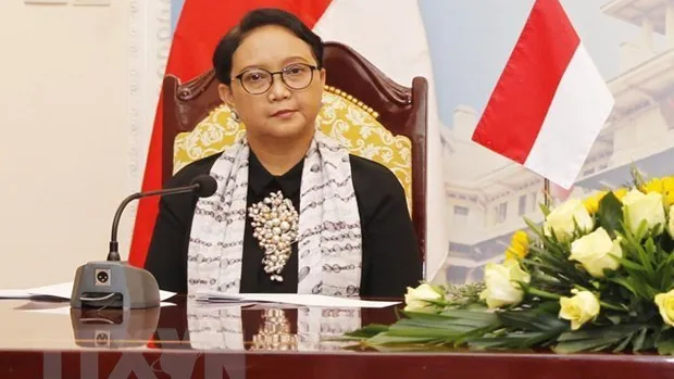 Ngoại trưởng Indonesia Retno Marsudi. Ảnh: Lâm Khánh/TTXVN