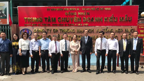 Trung tâm Thương mại dược phẩm và trang thiết bị y tế được công nhận Trung tâm chuyên doanh kiểu mẫu