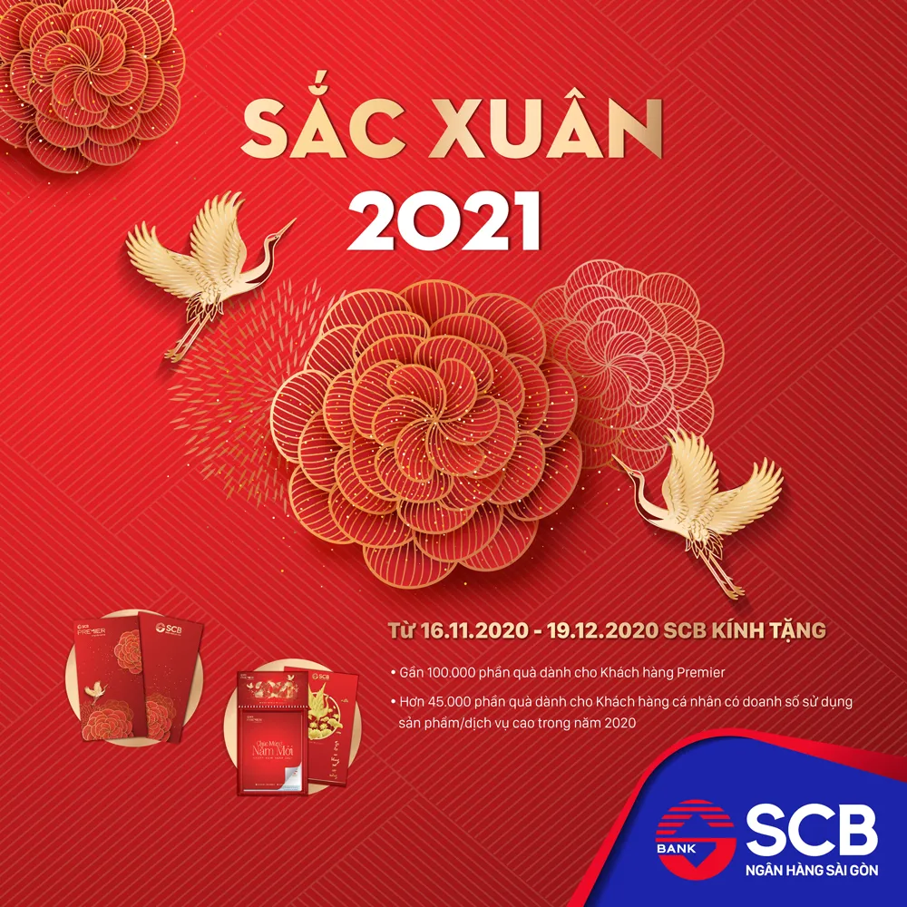 Tưng bừng Sắc Xuân 2021 cùng SCB