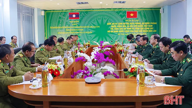 Toàn cảnh buổi hội đàm. Nguồn: Baohatinh.vn