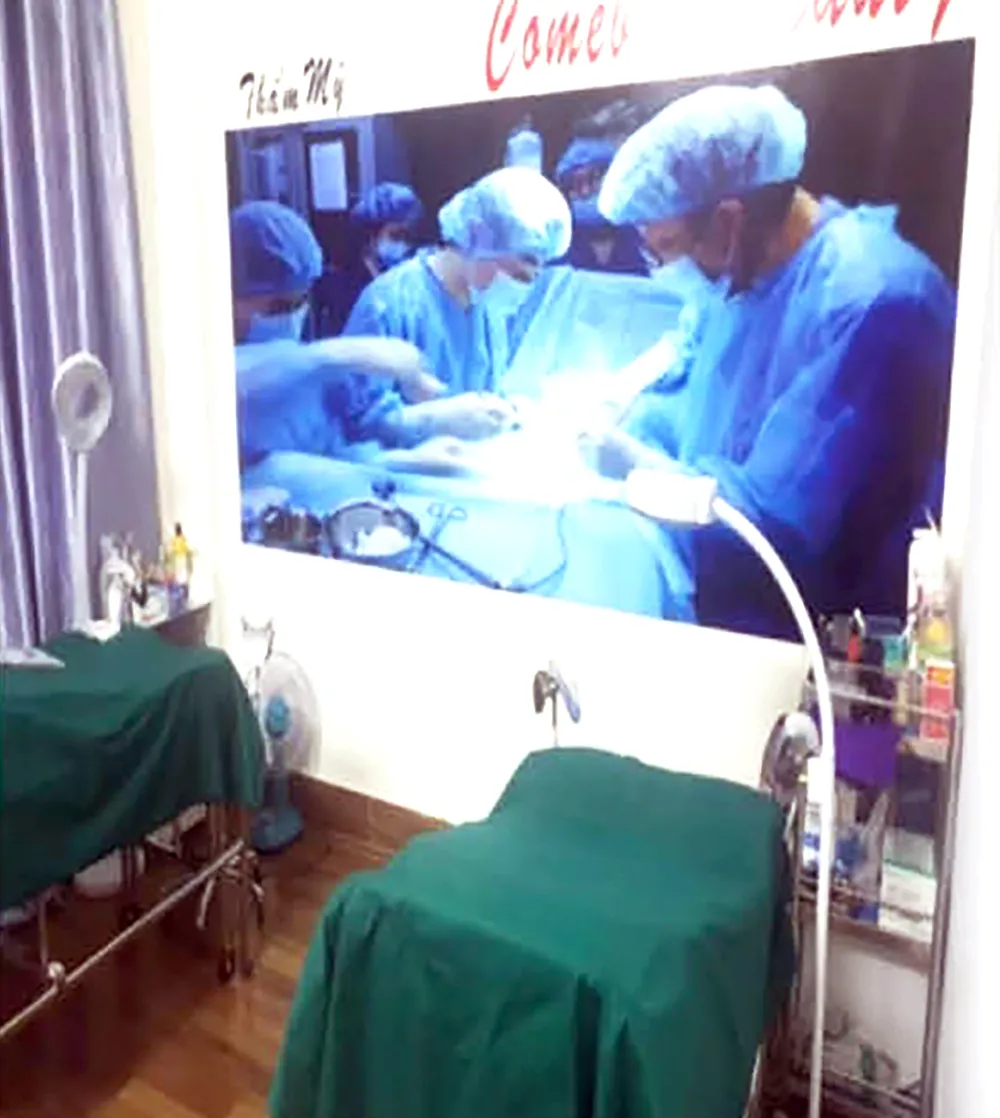 Cơ sở phẫu thuật thẩm mỹ không phép Comeback Beauty