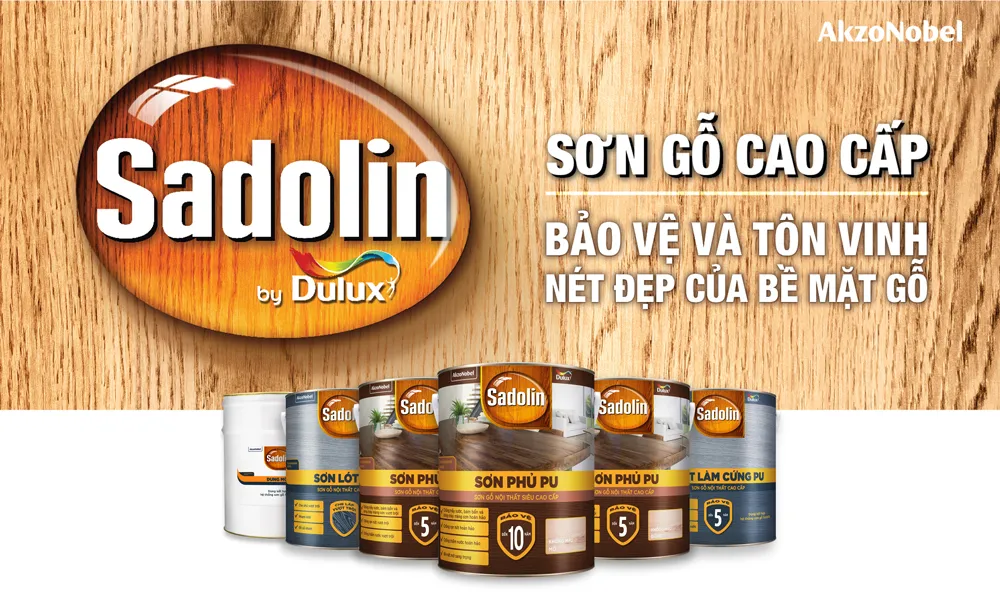 AkzoNobel ra mắt Sadolin - dòng sơn gỗ cao cấp 