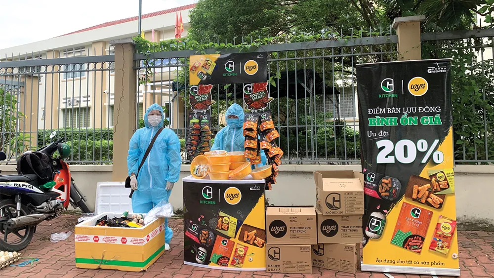 Greenfeed mở điểm bán hàng lưu động bình ổn giá