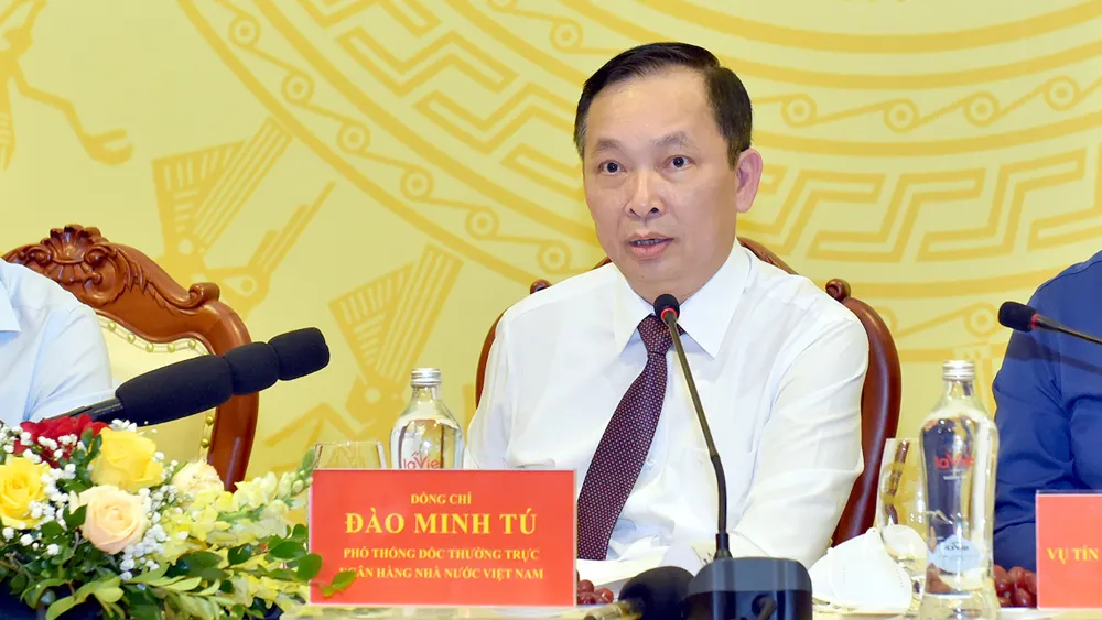 Phó Thống đốc NHNN Đào Minh Tú. Ảnh: VGP