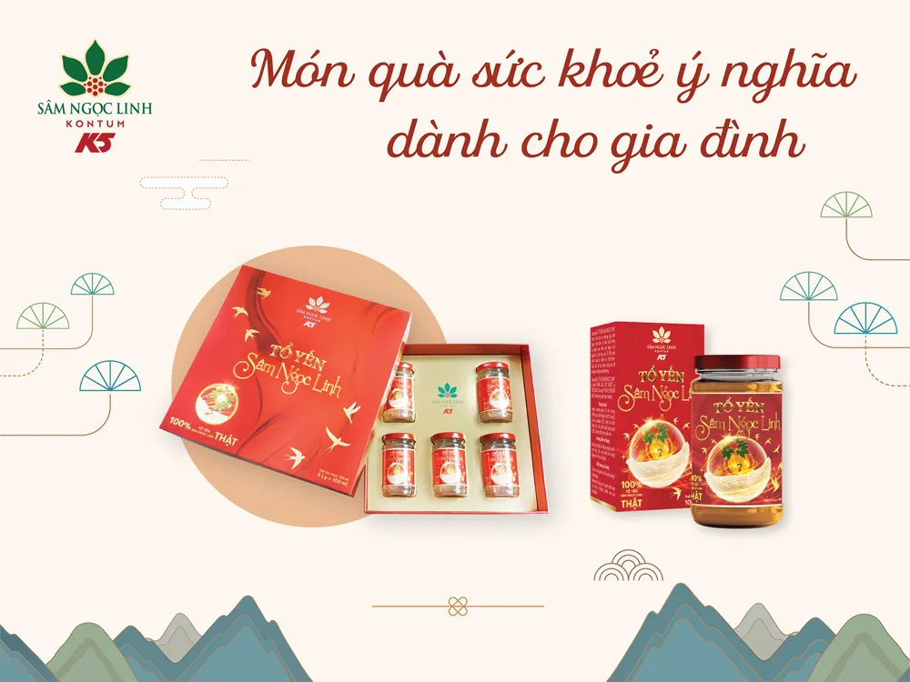 K5 - Tổ Yến Sâm Ngọc Linh: Gửi trọn yêu thương - Gói tròn hạnh phúc ảnh 2