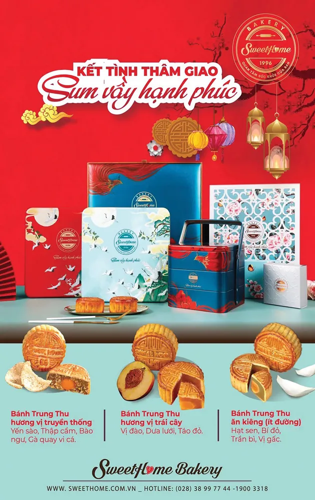 Bánh Trung thu Sweethome Bakery: Kết tình thâm giao - sum vầy hạnh phúc ảnh 3