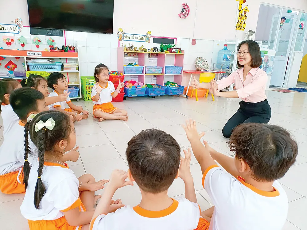 Giáo viên mầm non: Hạnh phúc vì được cho đi… ảnh 1