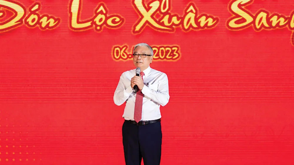 Ông Yang Kun Hsiang - Phó Chủ tịch HĐQT Vedan Việt Nam phát biểu tại buổi lễ