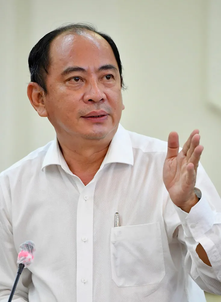 Giám đốc Sở Y tế TPHCM Tăng Chí Thượng. Ảnh: VIỆT DŨNG