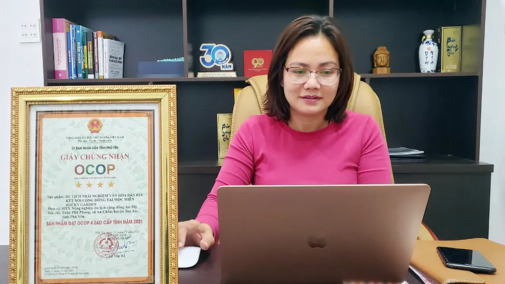 Chị Thanh Thủy, người tạo ra sản phẩm OCOP về du lịch trải nghiệm văn hóa cộng đồng được xếp hạng 4 sao Chị Thanh Thủy, người tạo ra sản phẩm OCOP về du lịch trải nghiệm văn hóa cộng đồng được xếp hạng 4 sao