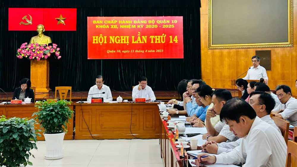 Các đại biểu tại hội nghị. Ảnh: CHÍ THẠCH Các đại biểu tại hội nghị. Ảnh: CHÍ THẠCH