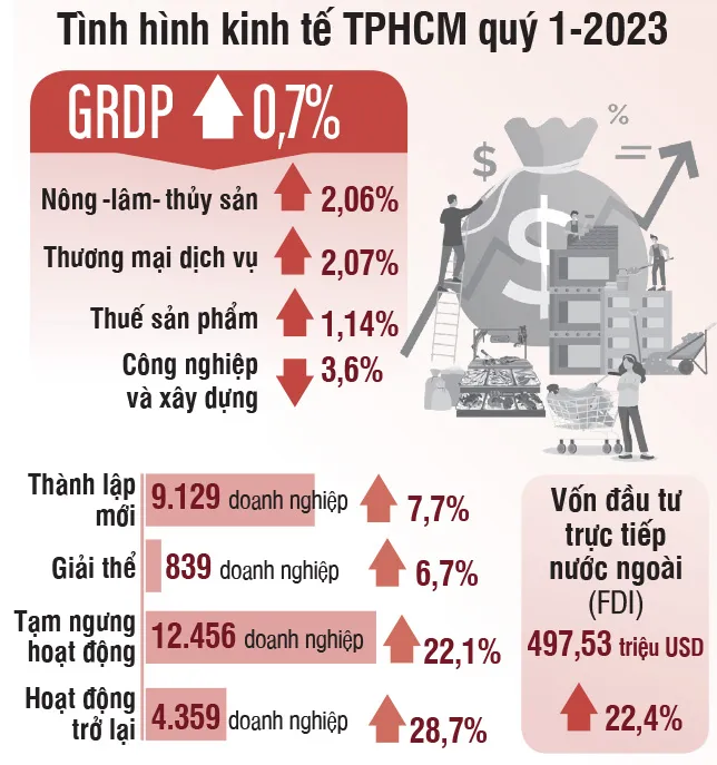 Nguồn: Cục Thống kê TPHCM. Đồ họa: NGỌC TRÂM