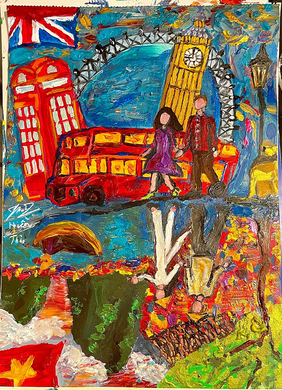 Tranh đoạt giải nhất của Nguyễn Thị Hiền Thảo (Italy)