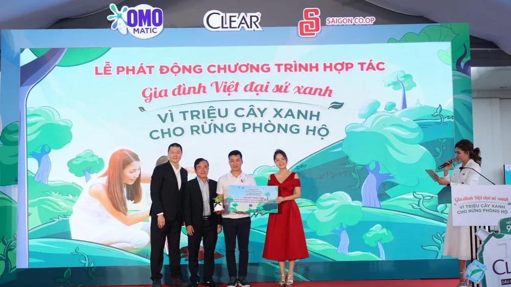 OMO hợp tác Saigon Co.op phát động chương trình trồng cây xanh cho rừng phòng hộ