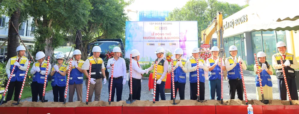 Lễ động thổ Trường liên cấp B.School của Tập đoàn Bcons