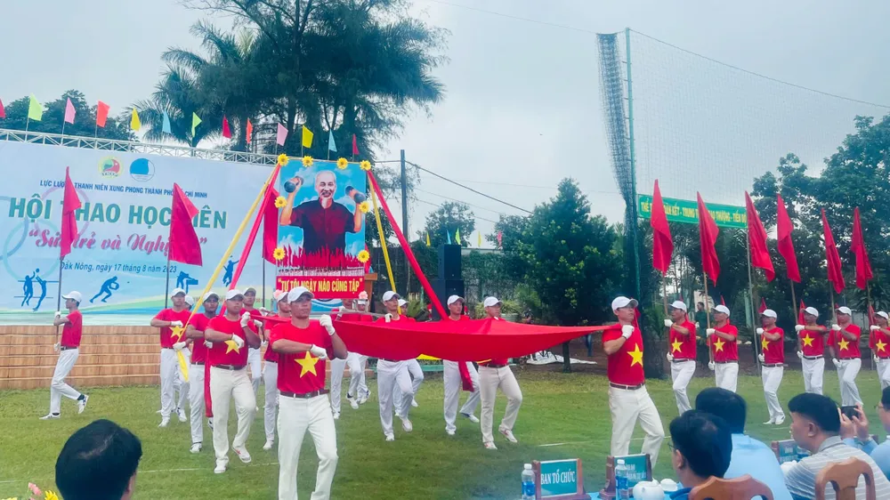 Lễ khai mạc Hội thao học viên Sức trẻ và nghị lực