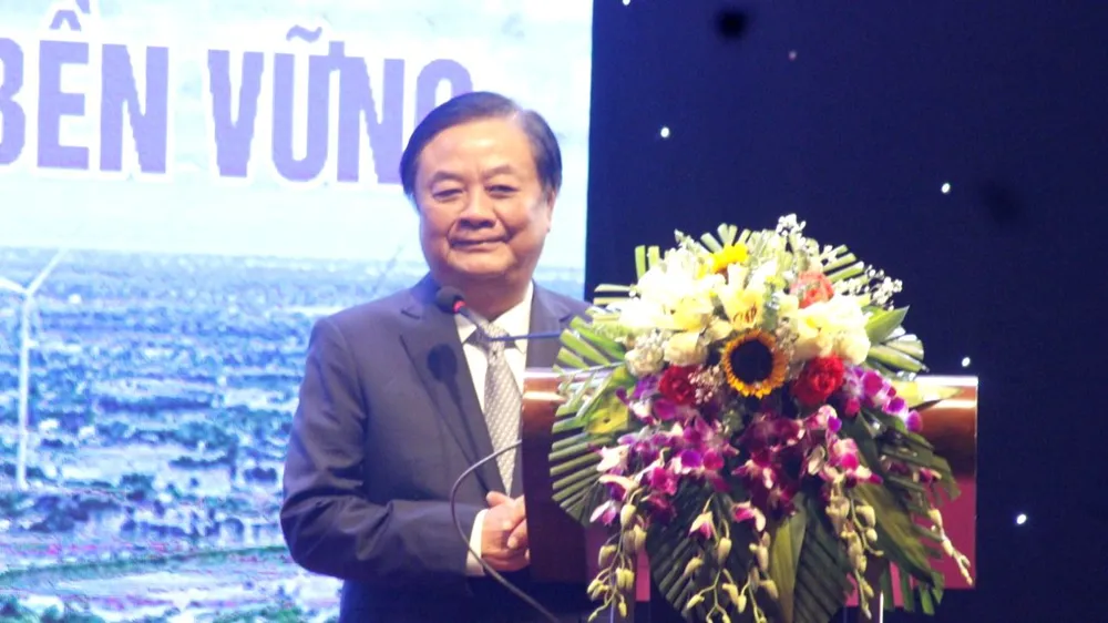 Bộ trưởng Lê Minh Hoan phát biểu tại hội nghị