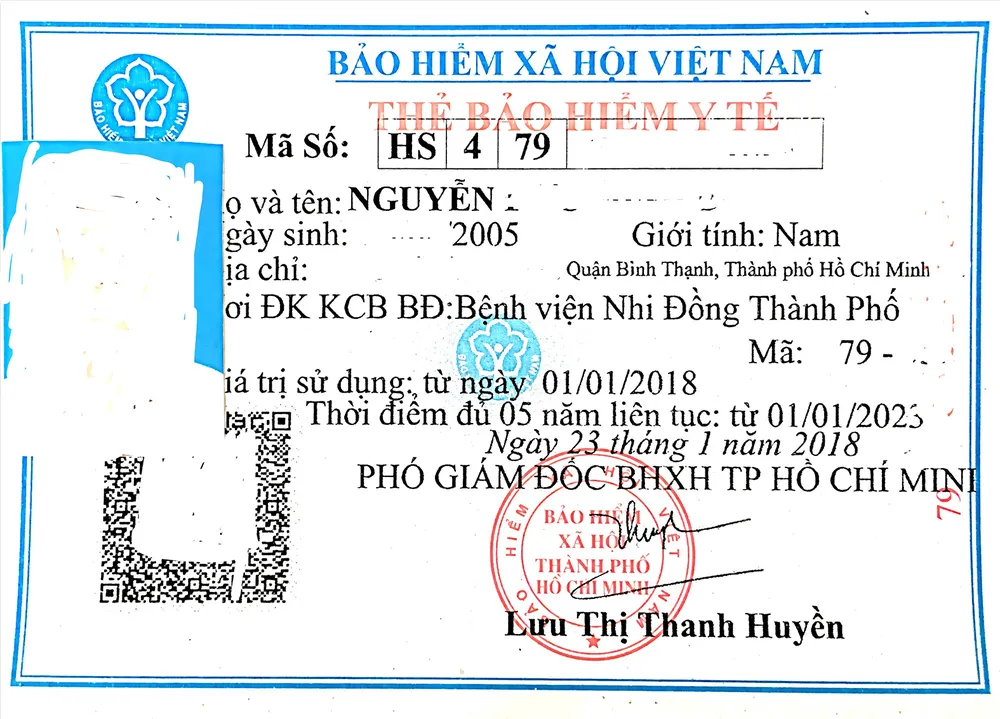 Thẻ BHYT không ghi đúng thời điểm đủ 5 năm liên tục ảnh 1