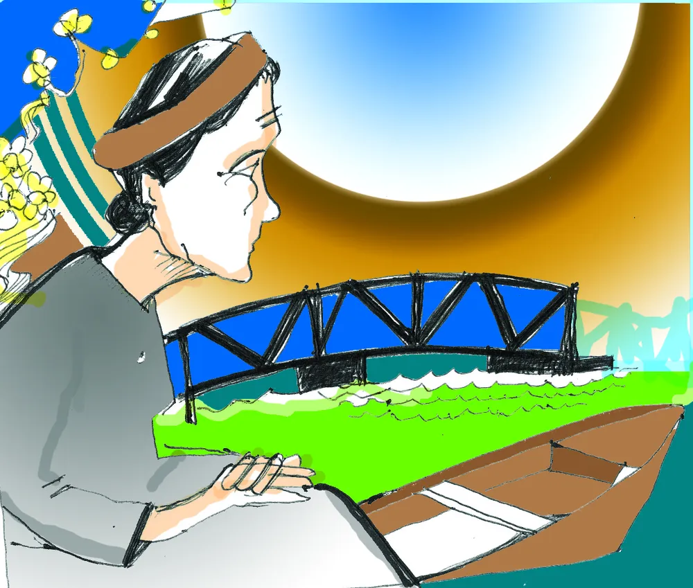 Qua sông đón tết