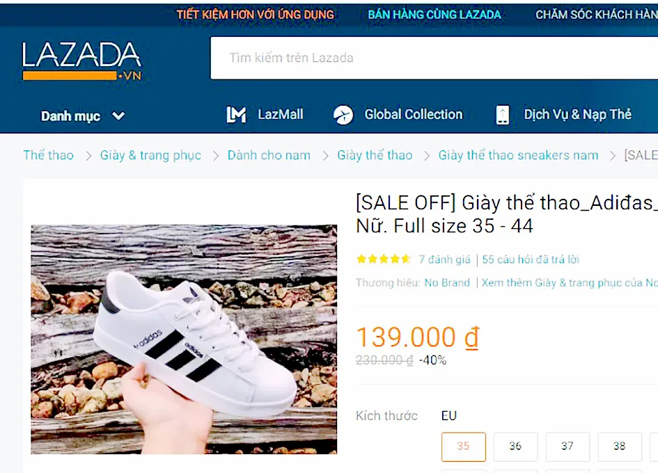 Hàng giả, hàng nhái tràn ngập chợ online ảnh 1