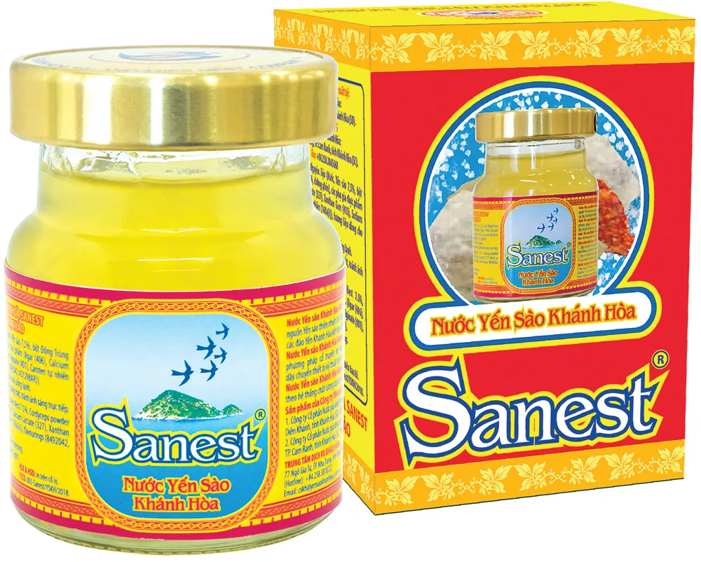 Công ty Yến Sào Khánh Hòa ra sản phẩm nước Yến Sào Sanest Đông Trùng Hạ Thảo