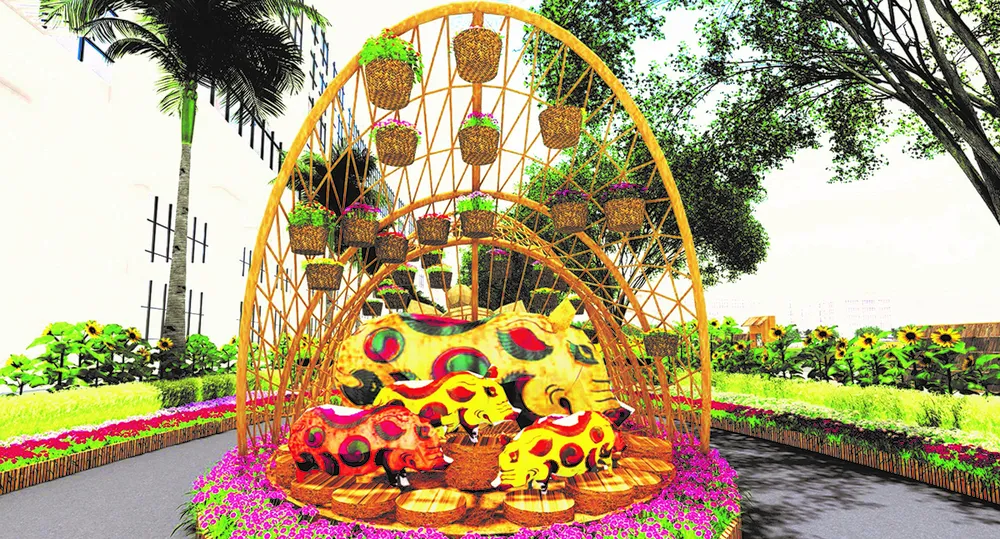 Hội chợ hoa xuân Phú Mỹ Hưng Tết Kỷ Hợi: Hoa và cuộc sống ảnh 2