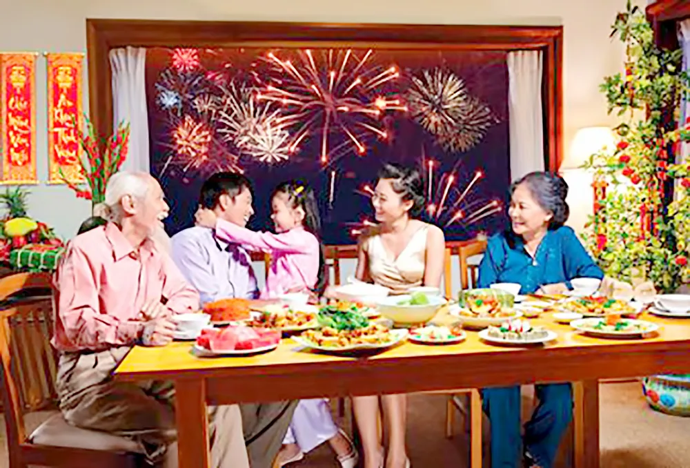 Sum họp gia đình ngày tết - một nét văn hóa truyền thống