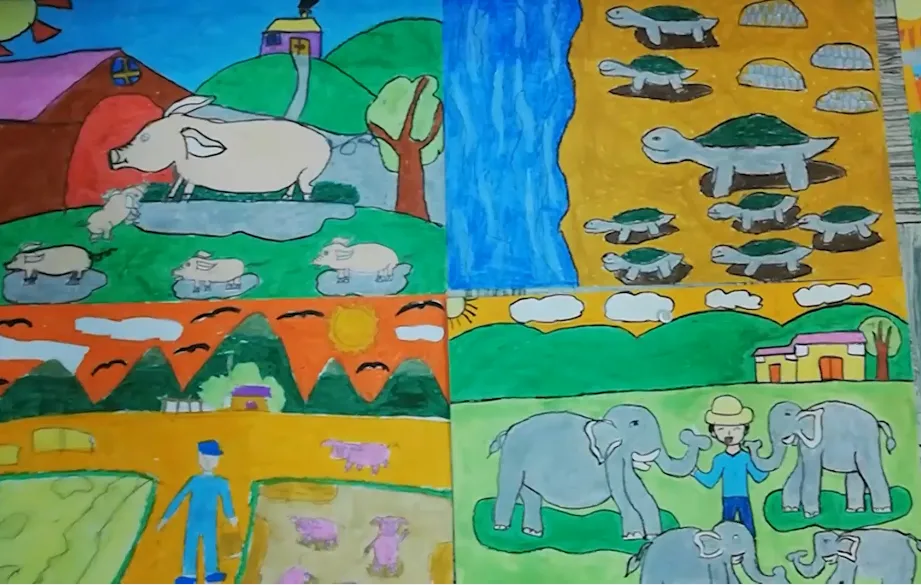 Uớc mơ dạy vẽ cho trẻ em khuyết tật của người thầy câm điếc bẩm sinh ảnh 3