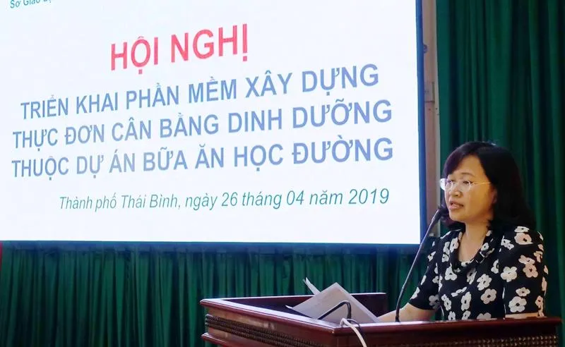 Triển khai thực đơn cân bằng dinh dưỡng ở Thái Bình ảnh 1