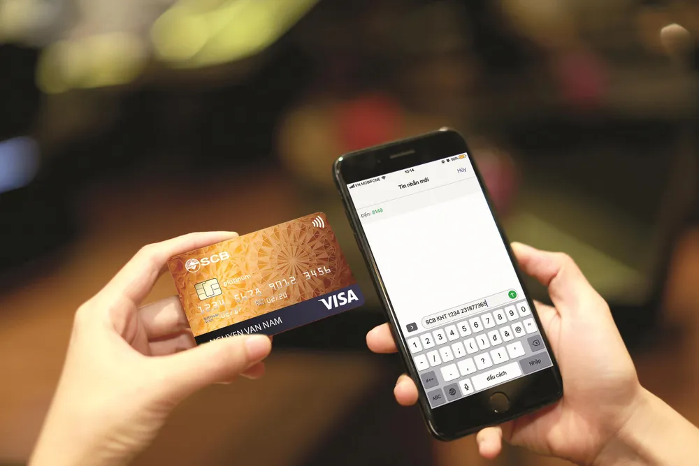 SCB triển khai tính năng kích hoạt  và khóa thẻ thông qua tin nhắn 
